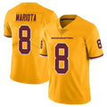 Custom #8 Gold WAS Football Shirt Top