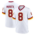Custom #8 White WAS Football Shirt Top