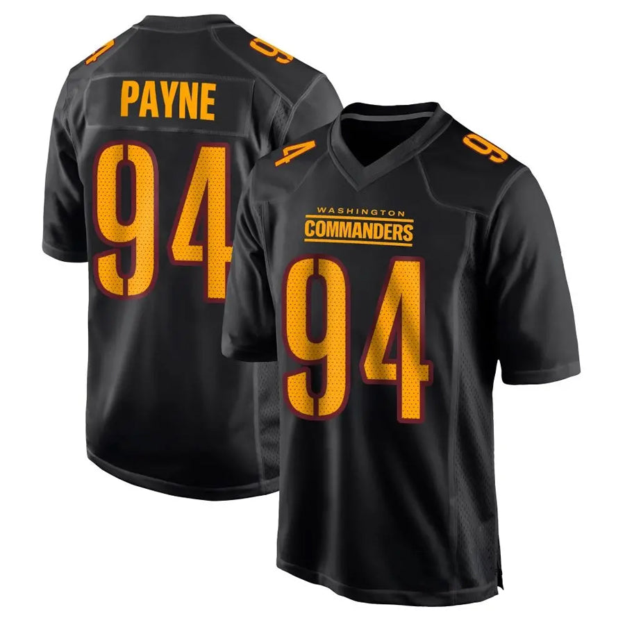 Custom #94 Black WAS Football Shirt Top
