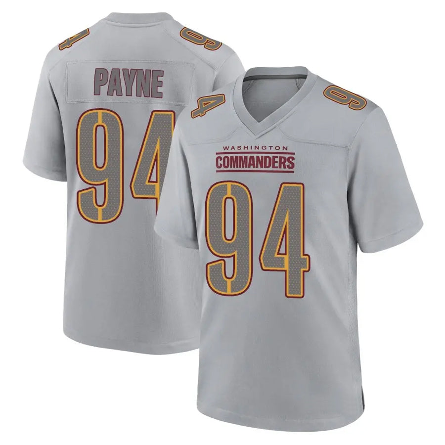 Custom #94 Gray WAS Football Shirt Top