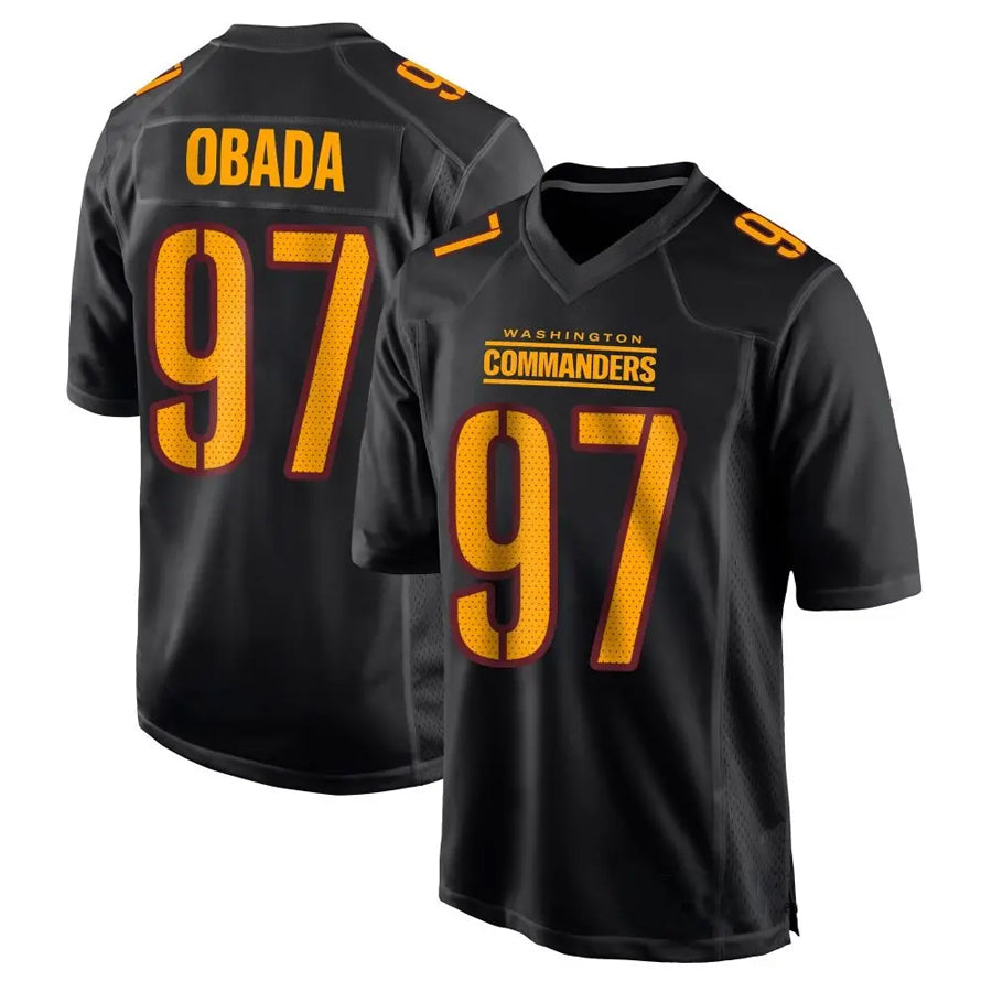 Custom #97 Black WAS Football Shirt Top