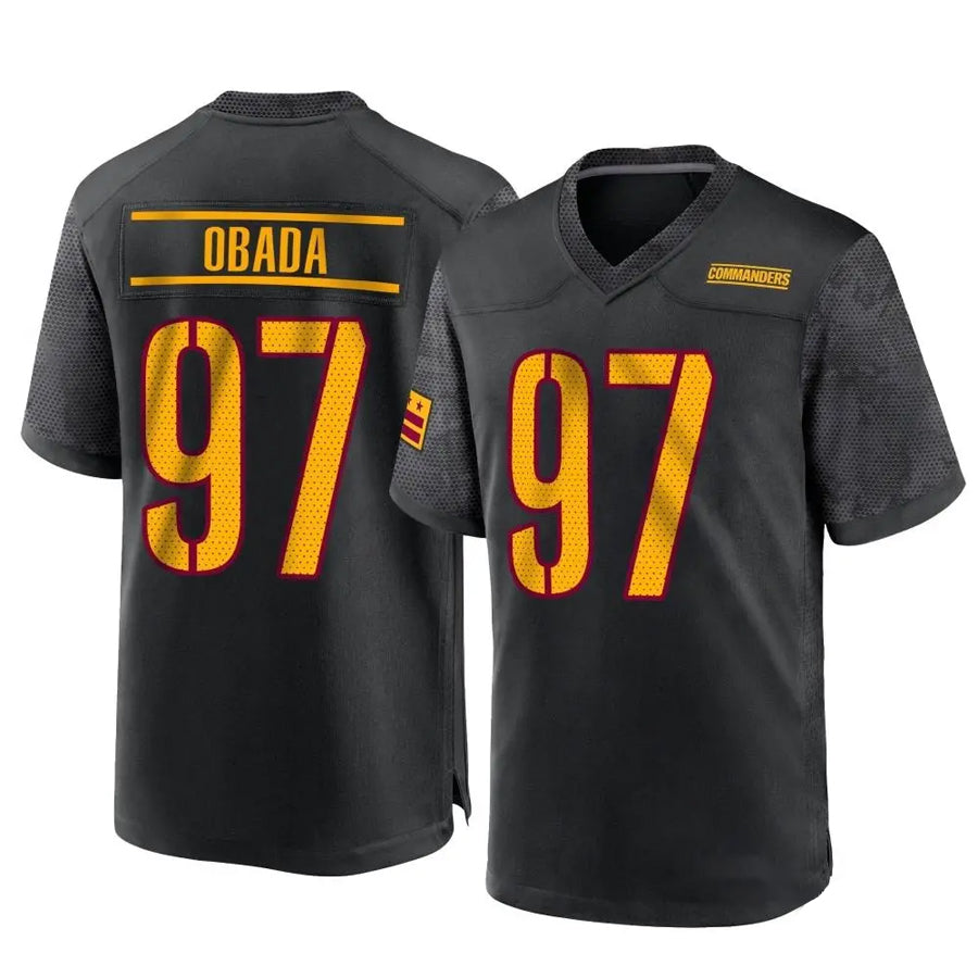 Custom #97 Black WAS Football Shirt Top