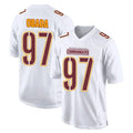 Custom #97 White WAS Football Shirt Top