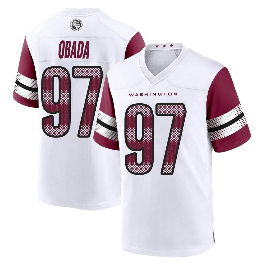 Custom #97 White WAS Football Shirt Top