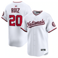 Custom #20 White WSH Baseball Shirt Top