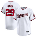 Custom #29 White WSH Baseball Shirt Top