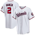 Custom #2 White WSH Baseball Shirt Top