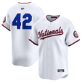 Custom #42 White Jackie Robinson Day WSH Baseball Shirt Top