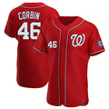 Custom #46 Red WSH Baseball Shirt Top
