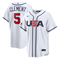 Ernie Clement USA Baseball 2026 World Baseball Classic Home Stadium Jersey - White