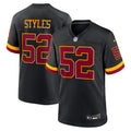 Sonny Styles Washington Commanders 2026 NFL Draft First Round Pick No. 7 Jersey - Black